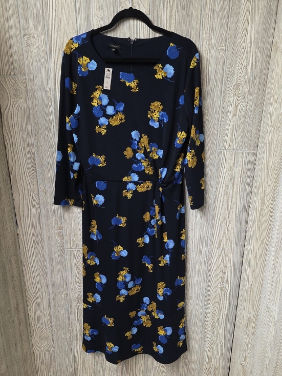 Talbots Dresses & Skirts - Talbots Jersey Twist Floral Midi Dress Womens Plus Size 16 NWT